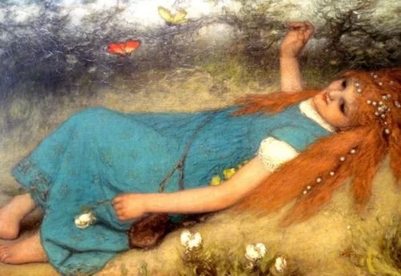 Ragazza con farfalle - Glasgow Museums